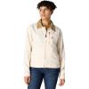 Carhartt womens Rugged Flex Loose Fit Canvas Detroit Jacket(Natural)