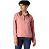 Carhartt womens Rugged Flex Loose Fit Canvas Detroit Jacket(Rose Tint)