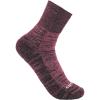 Carhartt womens Twin Knit Midweight Short Crew Sock(Magenta)