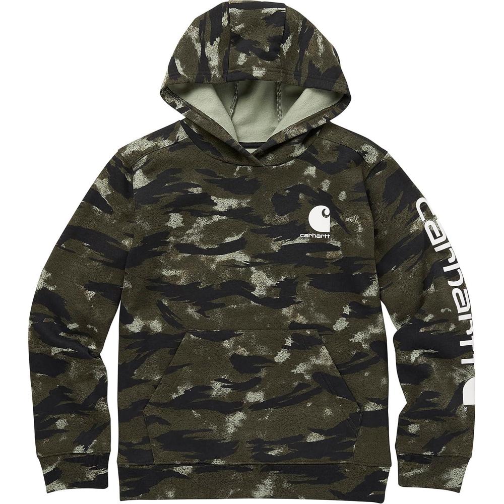 imageCarhartt boys Hoodie Fleece Pullover SweatshirtHooded SweatshirtBlind Fatigue Camo