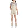 Carhartt Baby Loose Fit Jean Overall Shorts Denim Shortalls(Malt)
