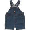 Carhartt Baby Loose Fit Jean Overall Shorts Denim Shortalls(Medium Wash Denim (Loose Fit))