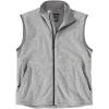 Carhartt Men’s Full-Zip Relaxed Fit Fleece Vest(Heather Grey)