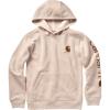 Carhartt boys Hoodie Fleece Pullover SweatshirtHooded Sweatshirt(Malt)