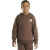 Carhartt boys Hoodie Fleece Pullover SweatshirtHooded Sweatshirt(Med Brown)