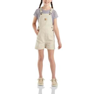 Carhartt Baby Loose Fit Jean Overall Shorts Denim Shortalls(Malt)