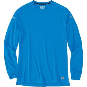 Carhartt Men’s Carhartt LWD Long-Sleeve T-Shirt(Marine Blue)