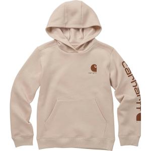 Carhartt boys Hoodie Fleece Pullover SweatshirtHooded Sweatshirt(Dark Malt)