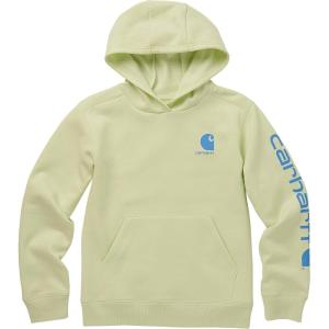 Carhartt boys Hoodie Fleece Pullover SweatshirtHooded Sweatshirt(Lime Cream)