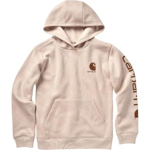 Carhartt boys Hoodie Fleece Pullover SweatshirtHooded Sweatshirt(Malt)