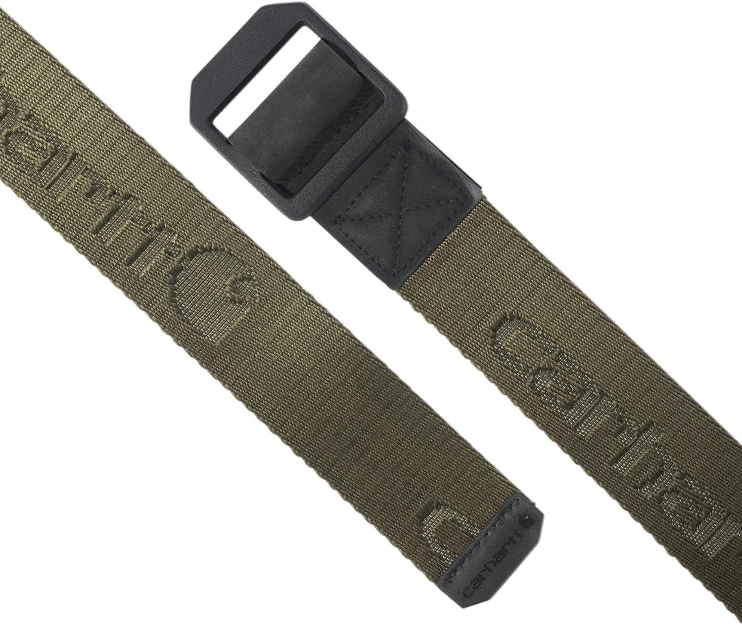 imageCarhartt Casual Rugged Belts for Youth Available in Multiple Styles Colors ampamp Sizes BeltArmy Green