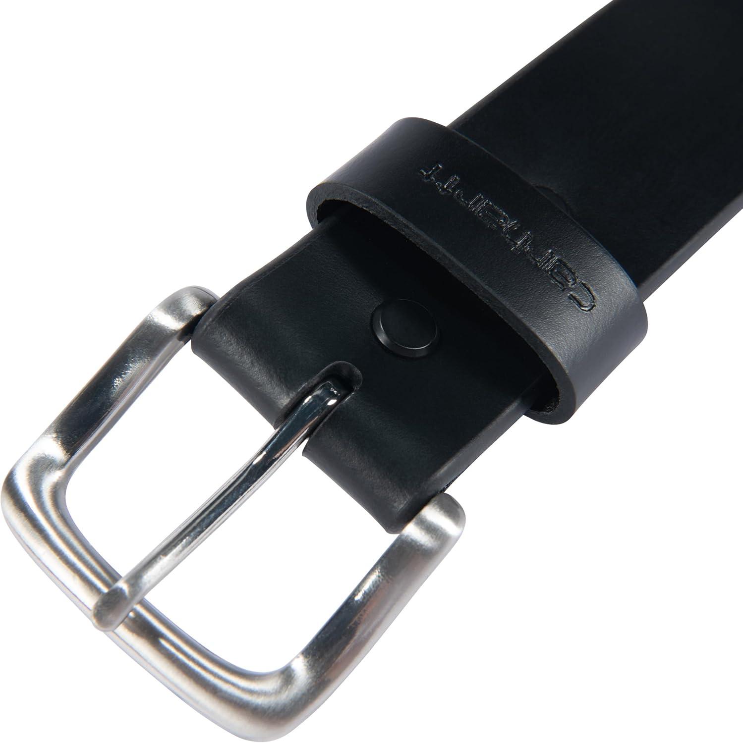 imageCarhartt Casual Rugged Belts for Youth Available in Multiple Styles Colors ampamp Sizes BeltBlack