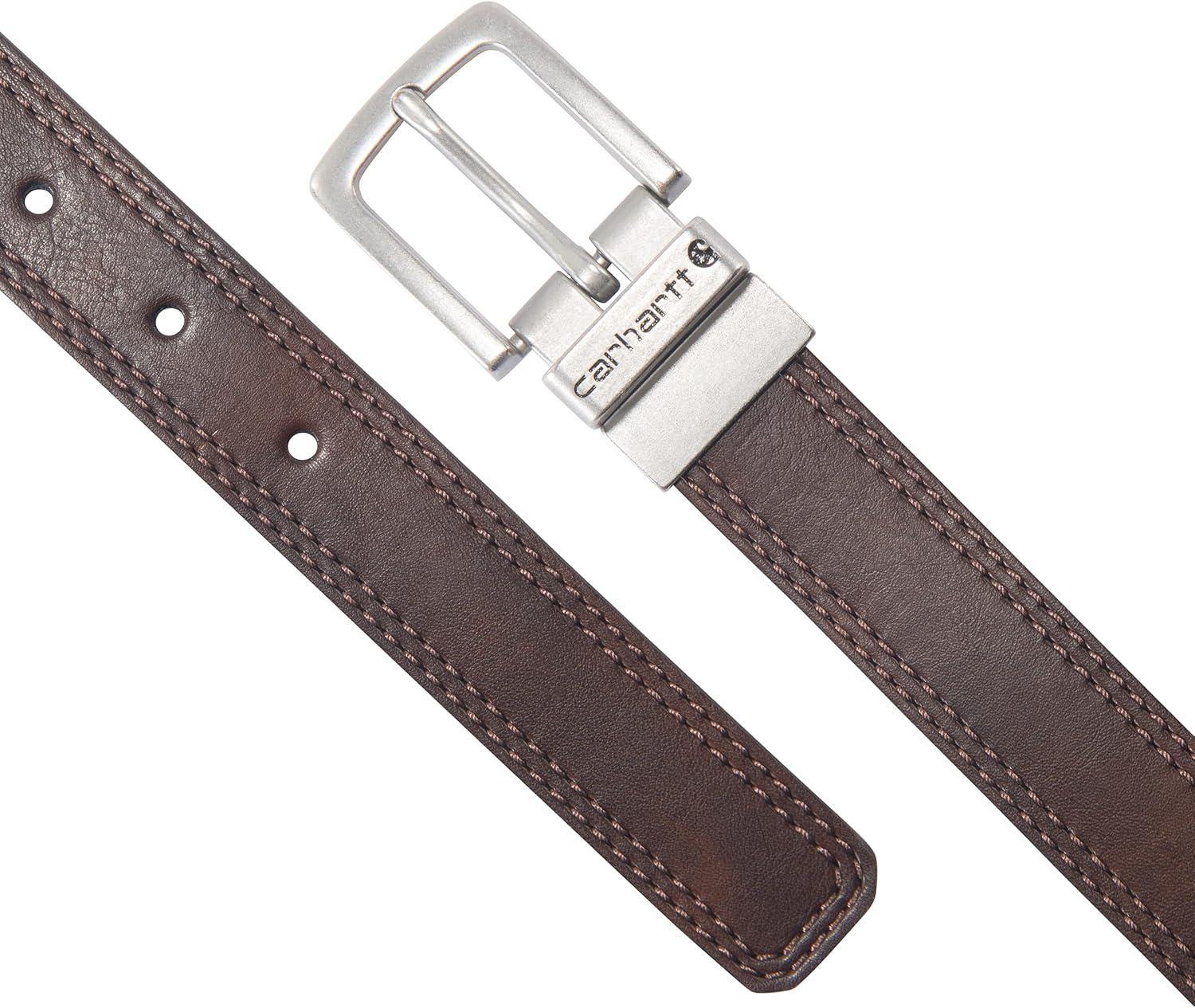 imageCarhartt Casual Rugged Belts for Youth Available in Multiple Styles Colors ampamp Sizes BeltBrown  Black