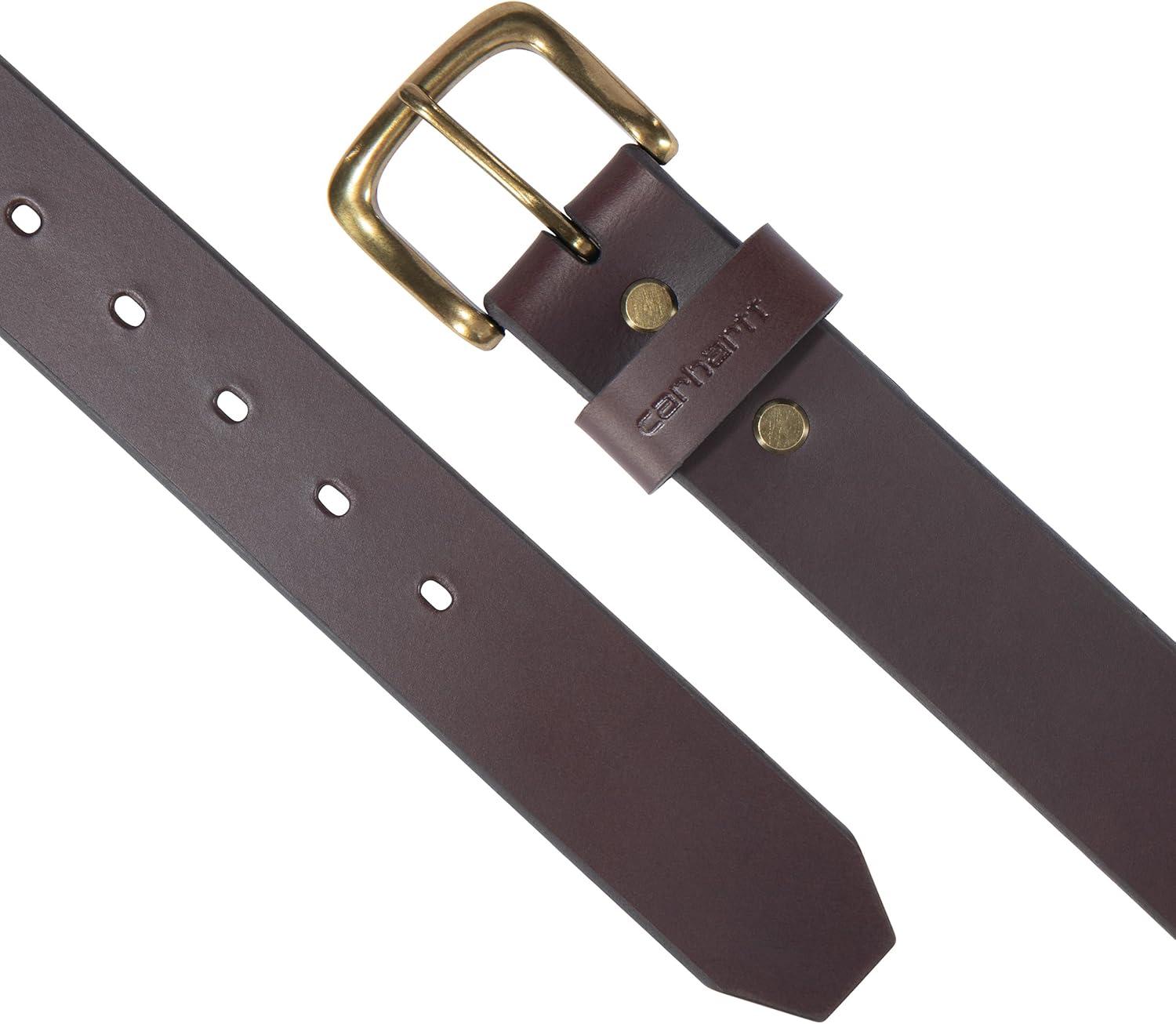 imageCarhartt Casual Rugged Belts for Youth Available in Multiple Styles Colors ampamp Sizes BeltBrown