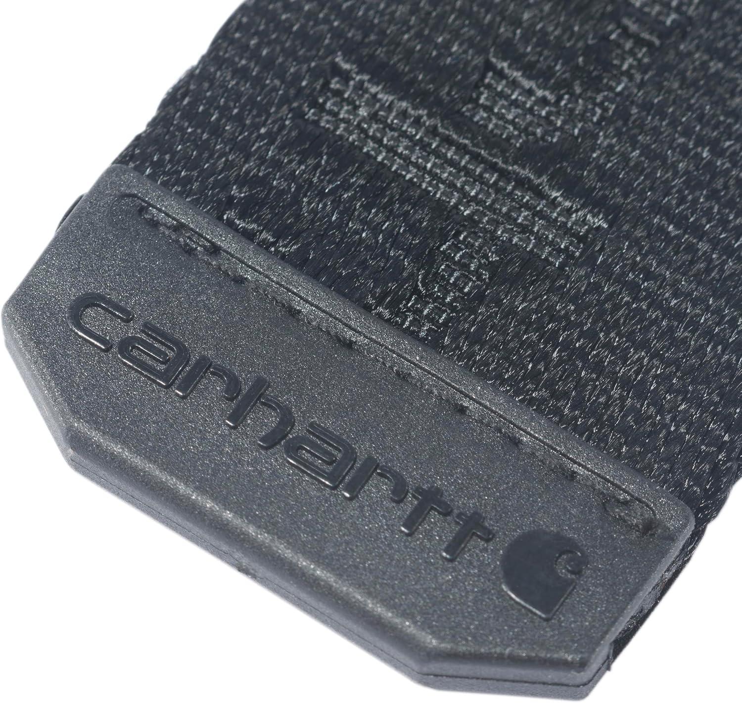 imageCarhartt Casual Rugged Belts for Youth Available in Multiple Styles Colors ampamp Sizes BeltNylon Webbing Ladder Lock Black