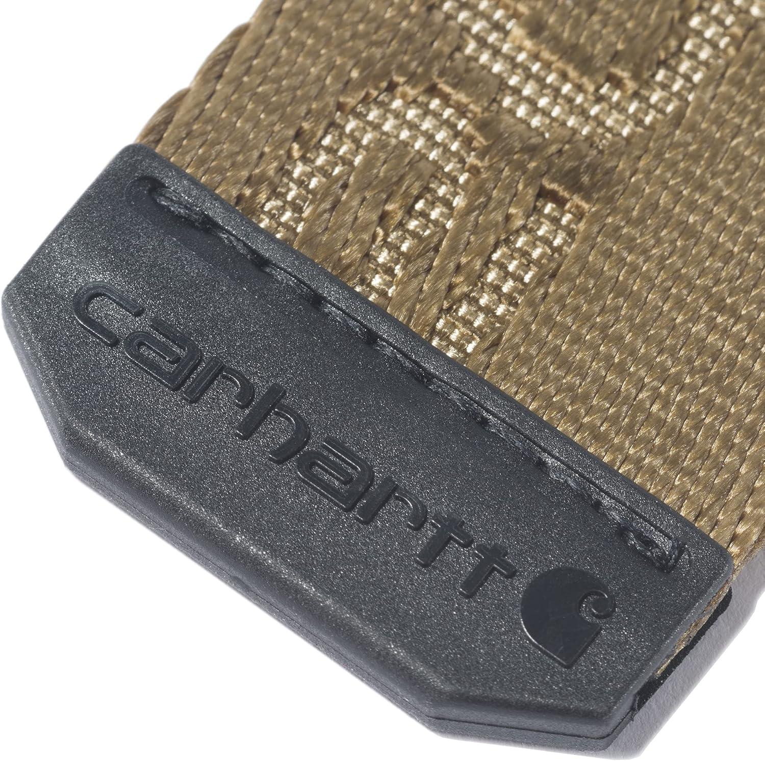 imageCarhartt Casual Rugged Belts for Youth Available in Multiple Styles Colors ampamp Sizes BeltNylon Webbing Ladder Lock Yukon