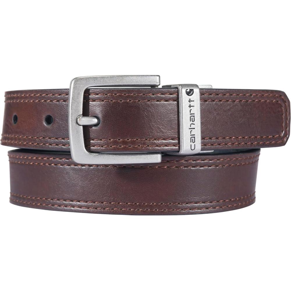 imageCarhartt Casual Rugged Belts for Youth Available in Multiple Styles Colors ampamp Sizes BeltBrown  Black