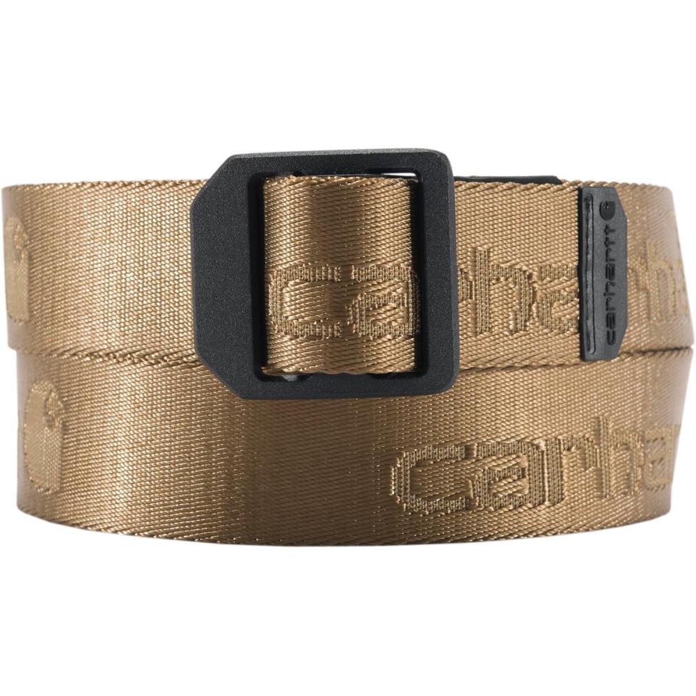 imageCarhartt Casual Rugged Belts for Youth Available in Multiple Styles Colors ampamp Sizes BeltNylon Webbing Ladder Lock Yukon