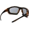 Carhartt Gear CHB420DTP Carthage® Gray Anti-Fog Lens – One Size – Black/Tan Frame(Black/Tan Frame)
