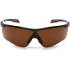 Carhartt Gear CHB918ST Cayce™ Sandstone Bronze Anti-Fog Lens – One Size Fits All – Black/Tan