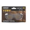 Carhartt Ironside Safety Glasses, Retail Clamshell Packaging, Black/Tan Frame, Sandstone Bronze Anti-Fog Lens(Antique Mirror Anti-fog Lens/ Black-tan Frame With Retail Clamshell Packaging)