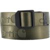 Carhartt Casual Rugged Belts for Youth, Available in Multiple Styles, Colors & Sizes Belt(Nylon Webbing Ladder Lock (Army Green))