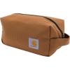 Carhartt Durable Travel Kit, Organize Essentials W/the Water Resistance Free Toiletry Bag(Carhartt Brown)