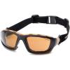 Carhartt Gear CHB420DTP Carthage® Gray Anti-Fog Lens – One Size – Black/Tan Frame(Sandstone Bronze Anti-fog Lens)
