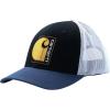 Carhartt Kid’s CB9009 Twill Trucker Hat(Caviar Black)