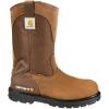 Carhartt Men’s Heritage Waterproof 11″ Soft Toe Wellington Work Boot(Carhartt Brown)