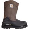 Carhartt Men’s Heritage Waterproof 11″ Soft Toe Wellington Work Boot(Dark Brown/Black Leather)