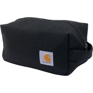 Carhartt Durable Travel Kit, Organize Essentials W/the Water Resistance Free Toiletry Bag(Black)