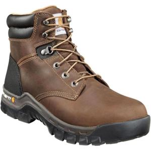Carhartt Footwear CMF6066 6-Inch Brown Work-Flex® Work Boot(Brown Oil Tanned Leather)