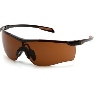 Carhartt Gear CHB918ST Cayce™ Sandstone Bronze Anti-Fog Lens – One Size Fits All – Black/Tan