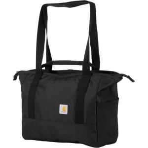 Carhartt Horizontal Zip Classic Laptop Tote Bag, Durable Water Repellent Material W/ 17″ Tablet Sleeve(Black)