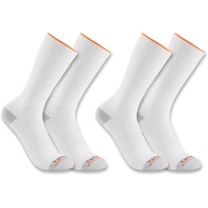Carhartt Men’s Lightweight Liner Crew Sock 2 Pack(Malt)