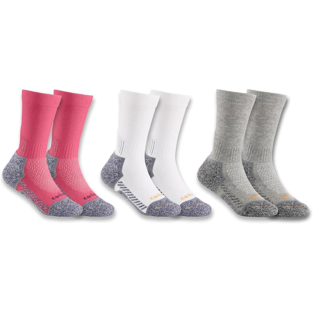 imageCarhartt Unisex Force Midweight Crew Sock 3 PackAssorted 02