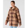 Carhartt womens Loose Fit Fleece Coat(Light Taupe)