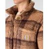 Carhartt womens Loose Fit Fleece Coat(Light Taupe)