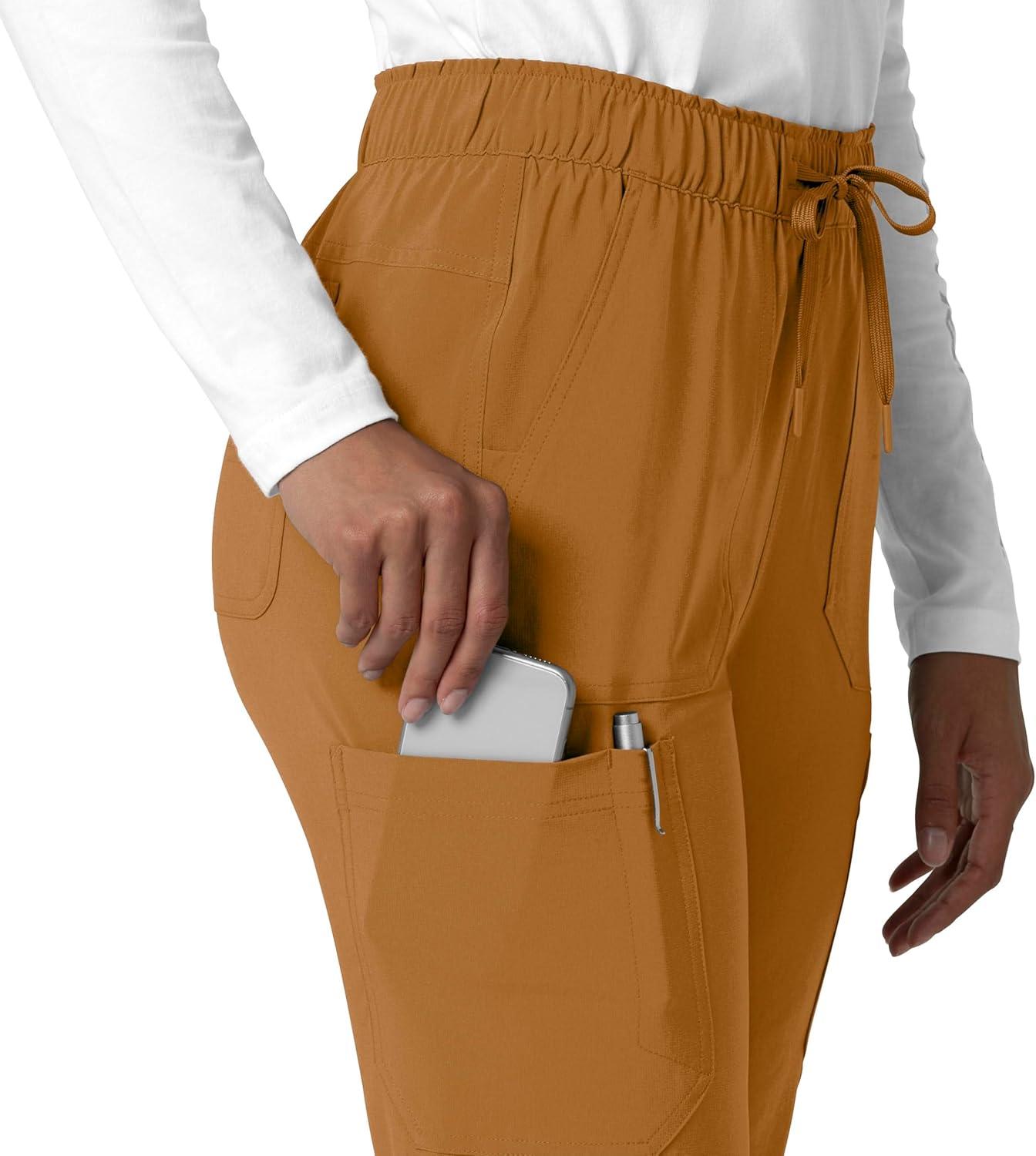 imageCarhartt Womens Womens Straight Leg Cargo Scrub PantFox Brown