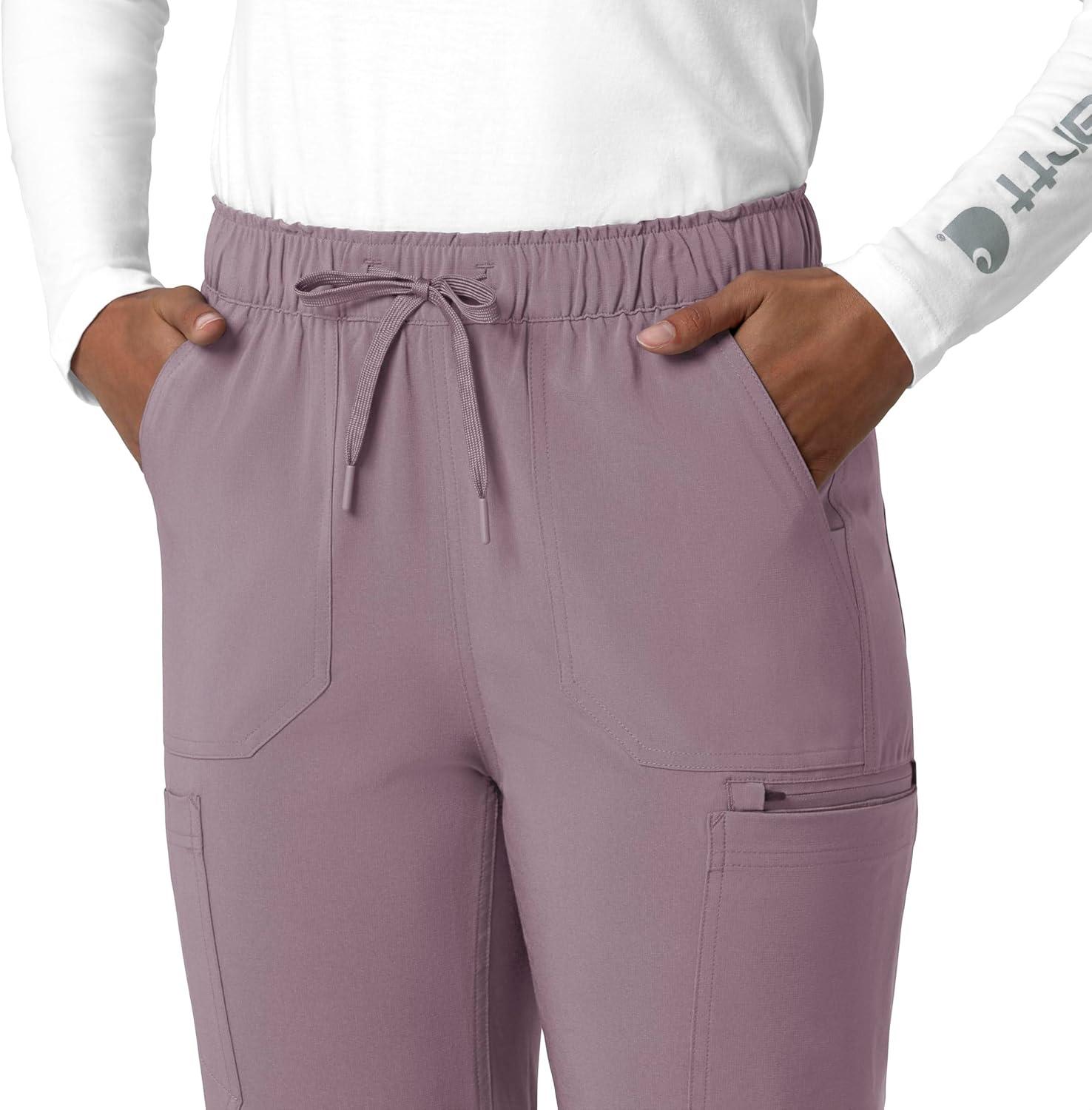 imageCarhartt Womens Womens Straight Leg Cargo Scrub PantLavender Mist