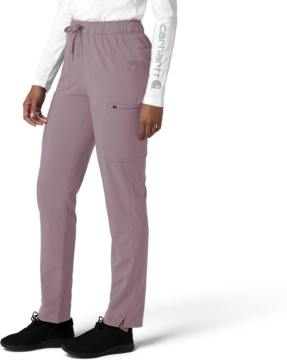imageCarhartt Womens Womens Straight Leg Cargo Scrub PantLavender Mist