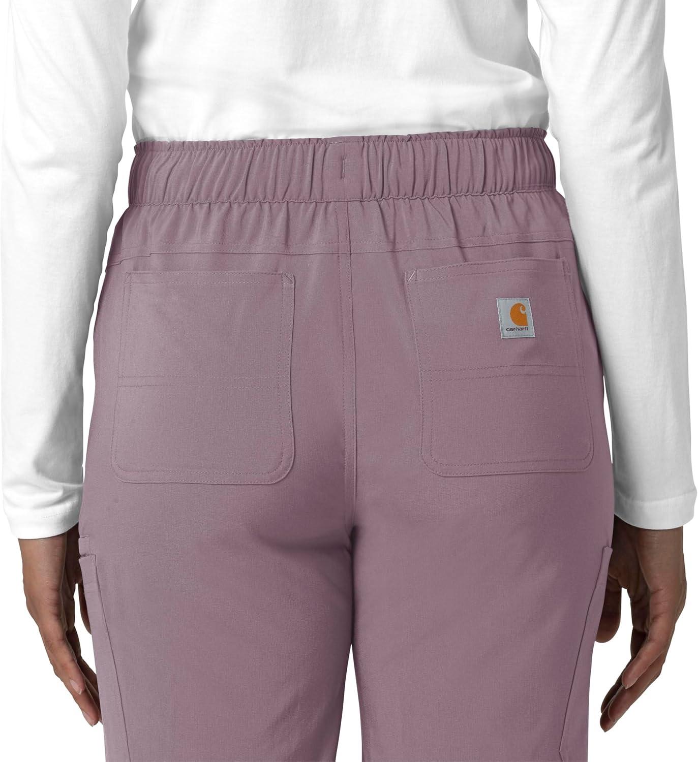 imageCarhartt Womens Womens Straight Leg Cargo Scrub PantLavender Mist