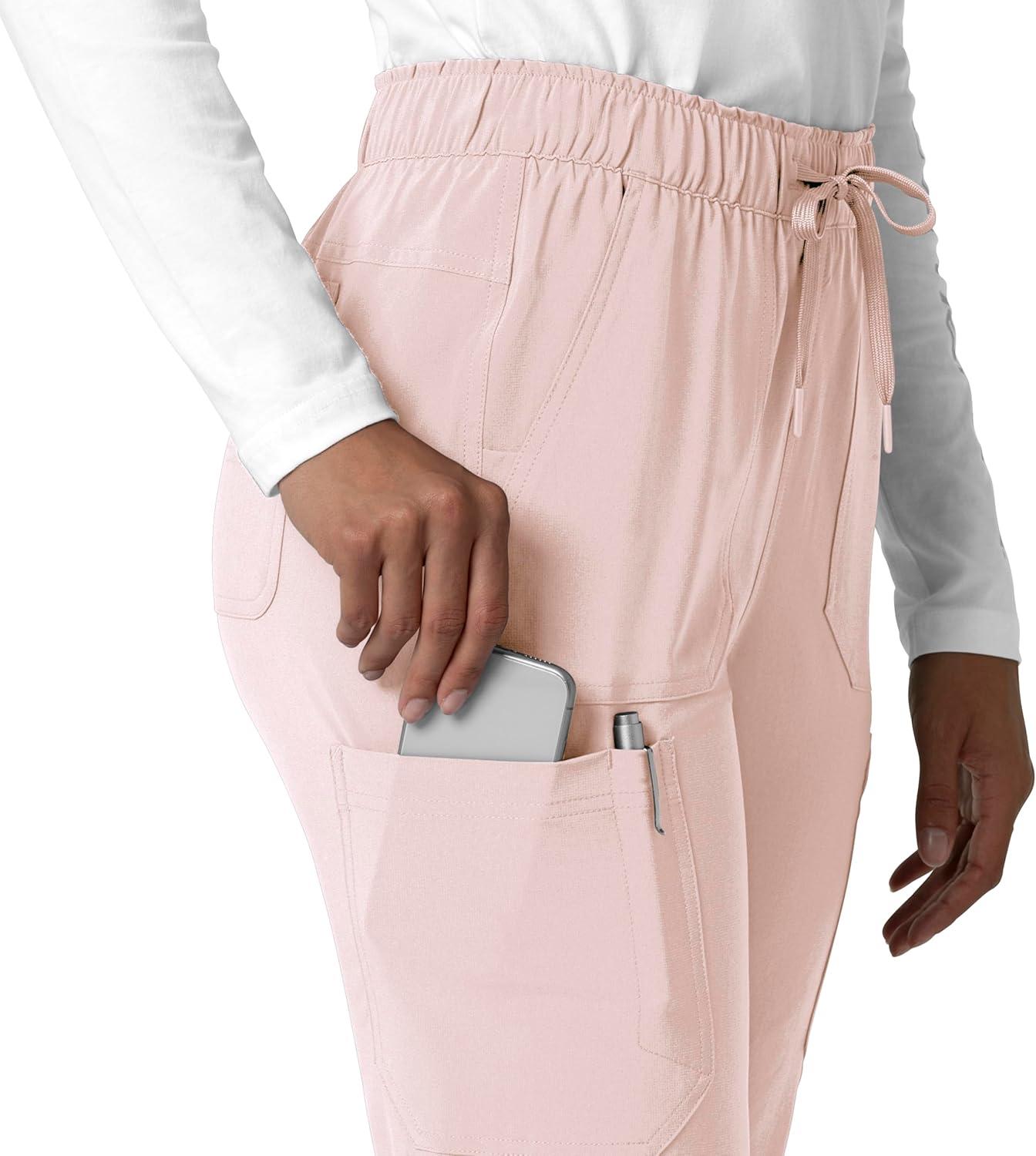 imageCarhartt Womens Womens Straight Leg Cargo Scrub PantSoft Rose