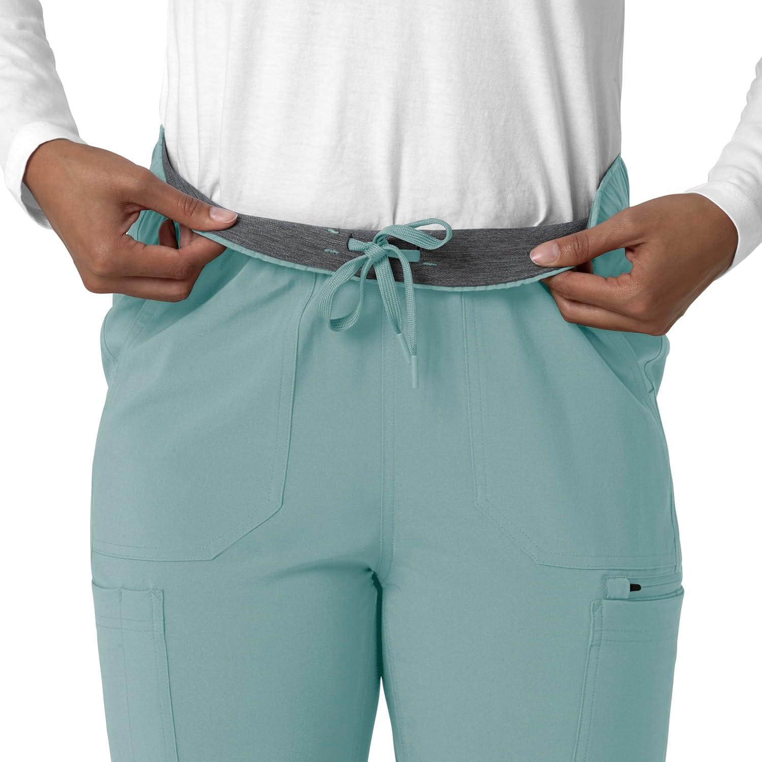 imageCarhartt Womens Womens Straight Leg Cargo Scrub PantSummer Blue