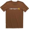 Carhartt Boys’ Short Sleeve Logo T-Shirt(Brown)
