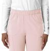Carhartt Womens Women’s Straight Leg Cargo Scrub Pant(Soft Rose)