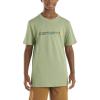 Carhartt Boys’ Short Sleeve Logo T-Shirt(Loden Frost)