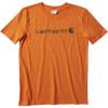 Carhartt Boys’ Short Sleeve Logo T-Shirt(Orange)