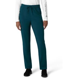 Carhartt Womens Women’s Straight Leg Cargo Scrub Pant(Caribbean Blue)